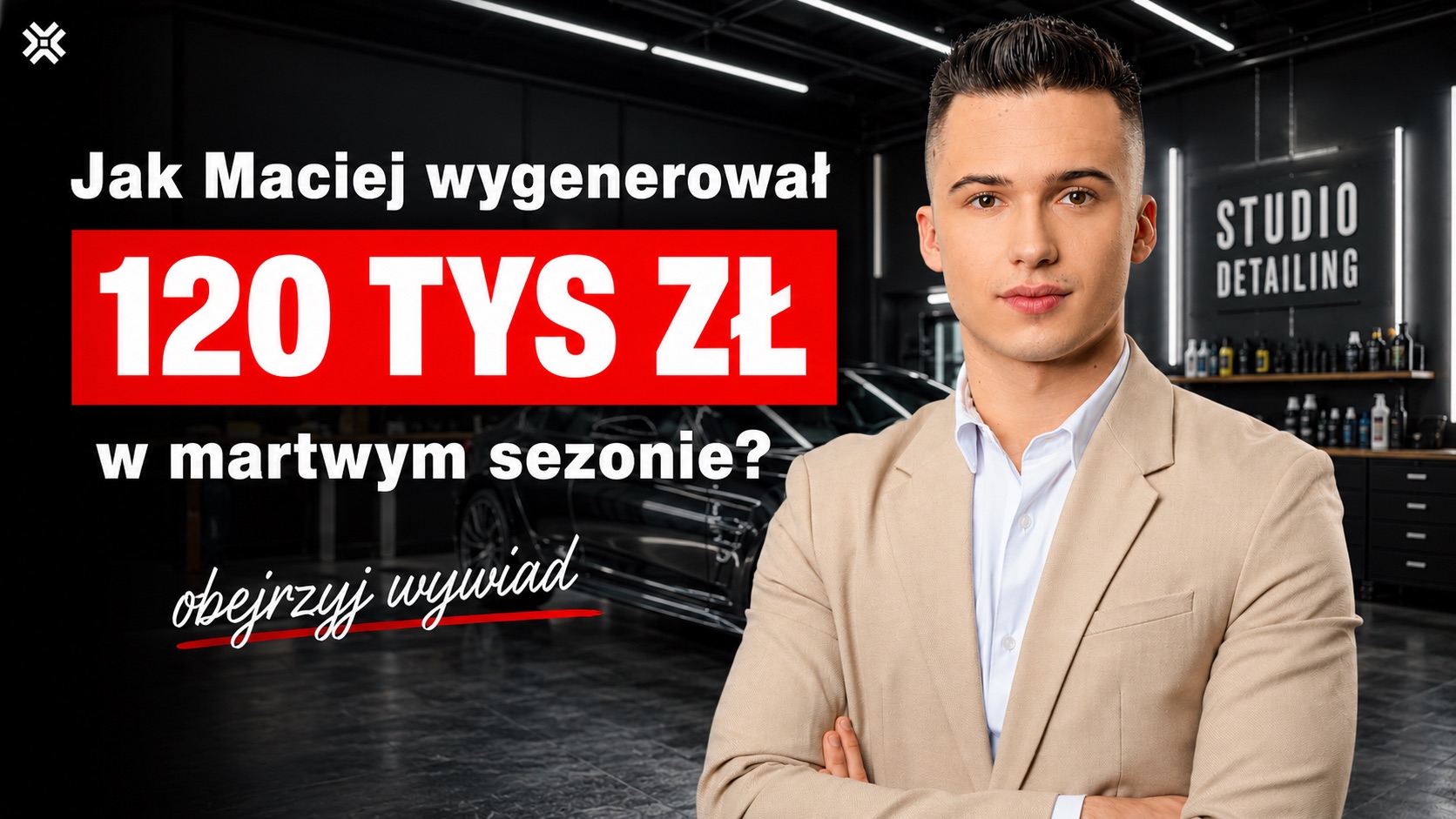 Jak Maciej wygenerował 120 tys zł w martwym sezonie — obejrzyj wywiad